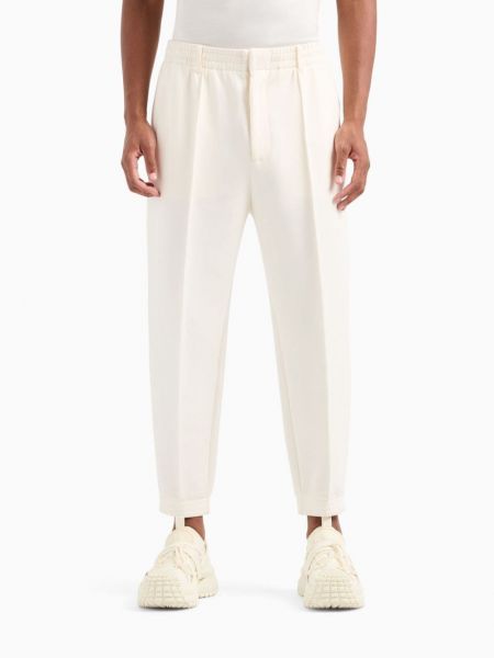Pantalon de joggings Emporio Armani blanc