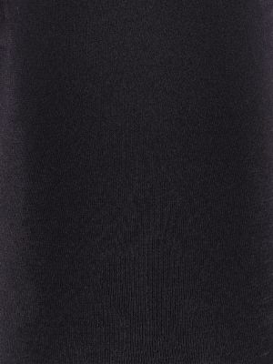 Saténové pančuchové nohavičky Wolford čierna