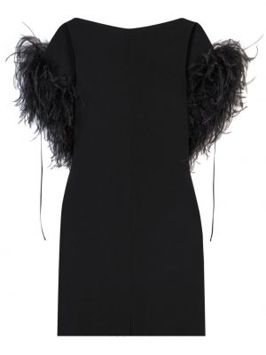 Ίσιο φόρεμα με φτερά 16arlington μαύρο