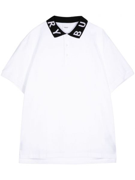 Polo Burberry blanc