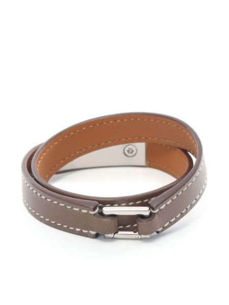 Bracelet en cuir Hermès Pre-owned marron