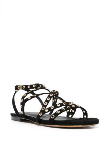 Semišové sandály Isabel Marant černé