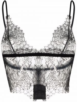 Sutien bralette din dantelă Dolce & Gabbana negru