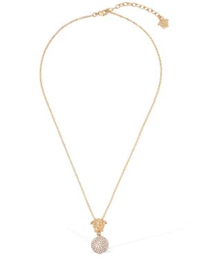 Křišťálový náhrdelník Versace zlatý