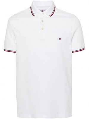 Tricou polo cu broderie din bumbac Tommy Hilfiger