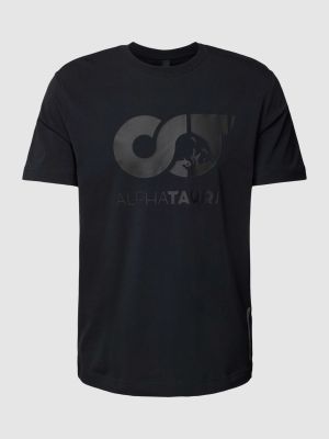 Koszulka z nadrukiem Alphatauri czarna