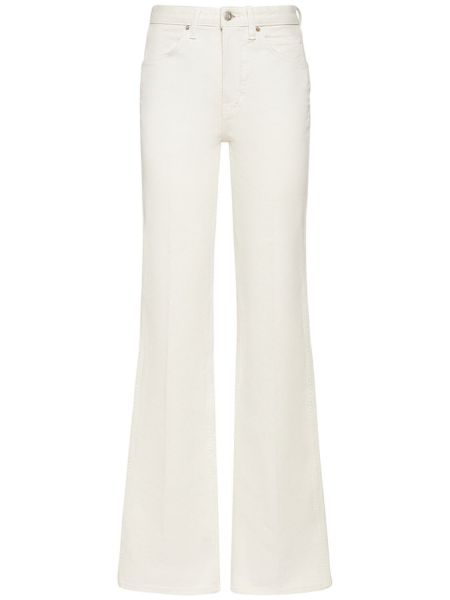 Højtaljet stretch jeans Tom Ford hvid