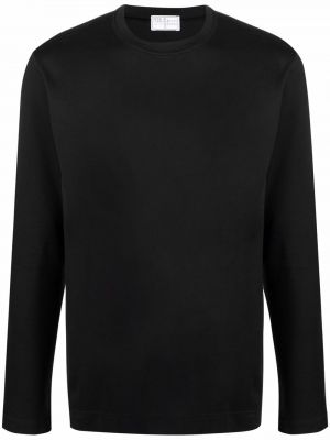 Camiseta de manga larga manga larga Fedeli negro