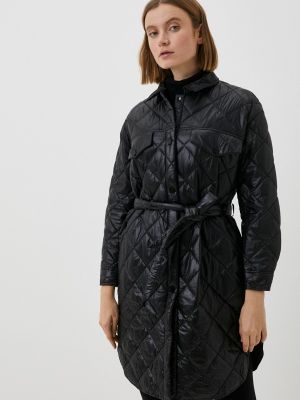Утепленная демисезонная куртка Angelo Bonetti черная