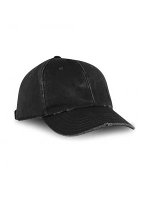 Medvilninis kepurė su snapeliu Saint Laurent juoda