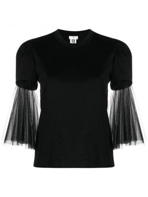 Bavlnené tričko Noir Kei Ninomiya čierna
