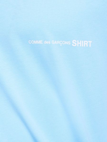 T-shirt di cotone Comme Des Garçons Shirt blu