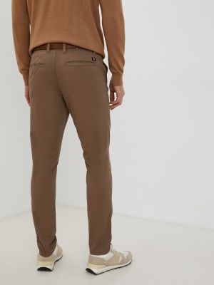 Прямые брюки Tom Tailor коричневые