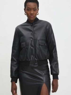 Oversized rövid kabát Answear Lab fekete