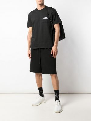 Camiseta con bolsillos Supreme negro