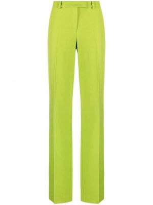 Spodnie wełniane Michael Kors Collection zielone