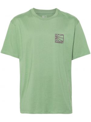 Памучна тениска Rassvet зелено
