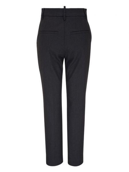 Pantalon slim plissé Brunello Cucinelli noir
