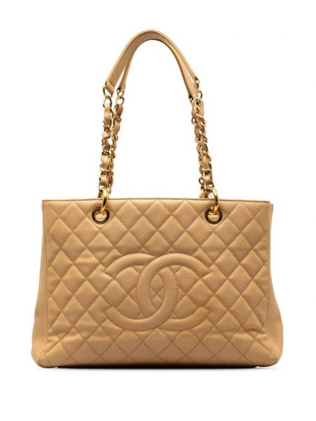 Nákupná taška Chanel Pre-owned hnedá
