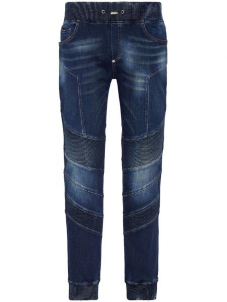 Skinny fit jean pantolon Philipp Plein mavi