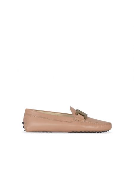 Loafers bez obcasa Tod's beżowe