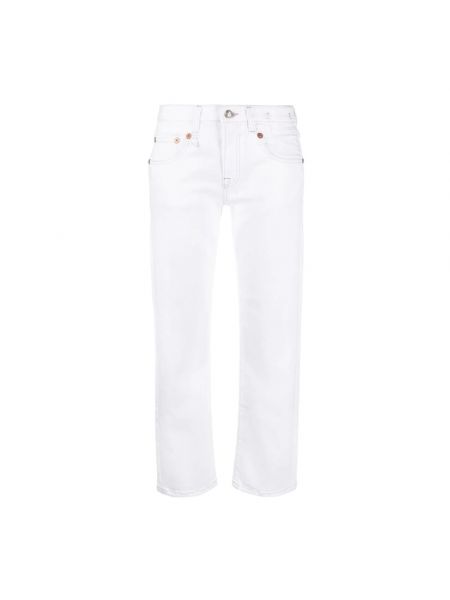 Białe proste jeansy R13