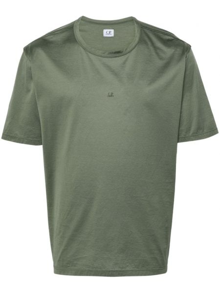 Majica s potiskom z žepi C.p. Company zelena
