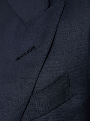 Gyapjú öltöny Tom Ford kék