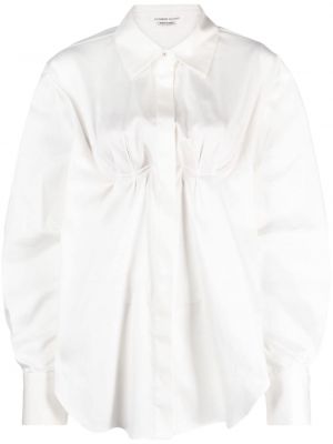 Košeľa s výrezom na chrbte Alessandro Vigilante biela