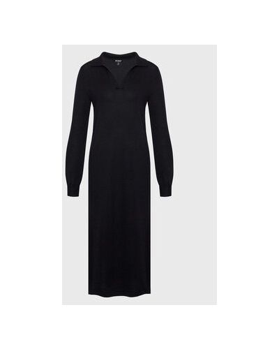 Ecoalf Úpletové šaty Ter GADRTERAL6260WW22 Čierna Regular Fit