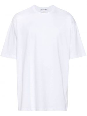 Bavlněné tričko s potiskem Comme Des Garçons bílé