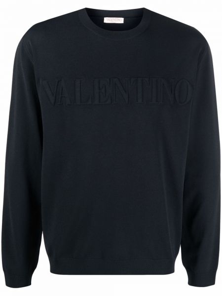 Rund hals sweatshirt Valentino blå