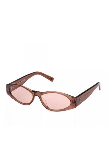 Солнцезащитные очки shiny dark brown Tod'S коричневый