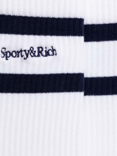 Ponožky Sporty & Rich bílé