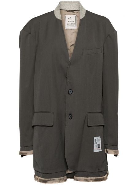 Blazer Maison Mihara Yasuhiro grå