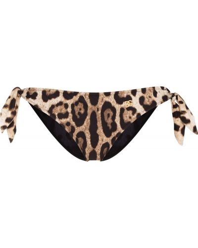 Bikini s potiskom z leopardjim vzorcem Dolce & Gabbana