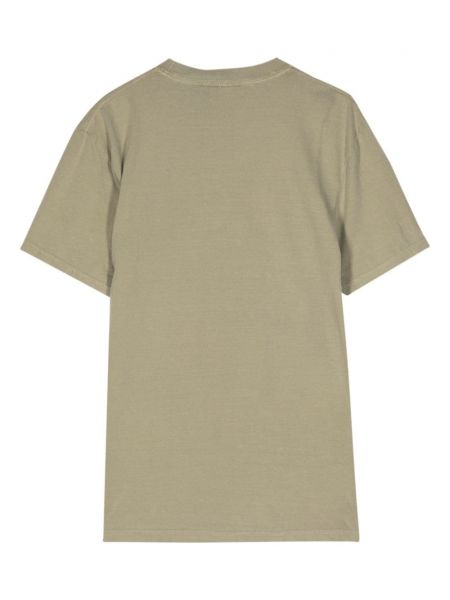 T-shirt avec imprimé slogan en coton à imprimé Kidsuper beige