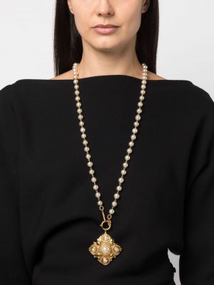Pendentif avec perles Chanel Pre-owned