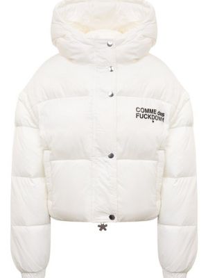 Утепленная куртка Comme Des Fuckdown Белая