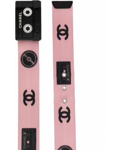 Cinturón Chanel Pre-owned rosa