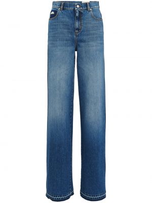 Jeansy relaxed fit Alexander Mcqueen niebieskie