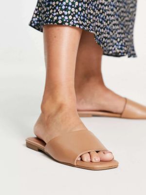 Кожаные сандалии из искусственной кожи New Look синие