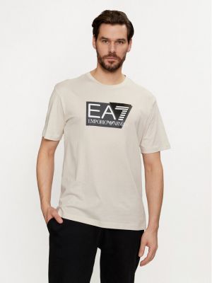 Marškinėliai Ea7 Emporio Armani pilka