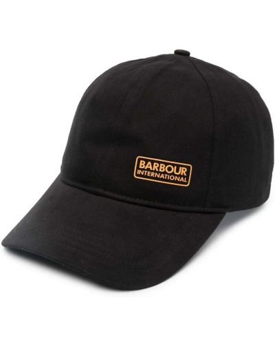 Kapa s šiltom Barbour črna