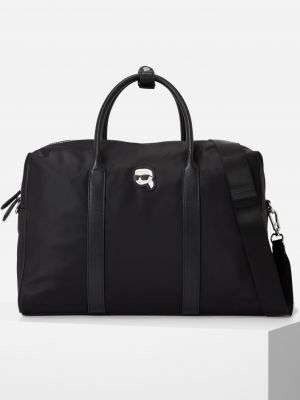 Černá kabelka z nylonu Karl Lagerfeld