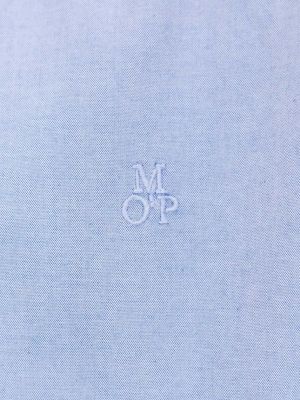 Koszula bawełniana Marc O'polo niebieska