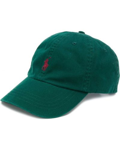 Kepurė su snapeliu Ralph Lauren Collection žalia