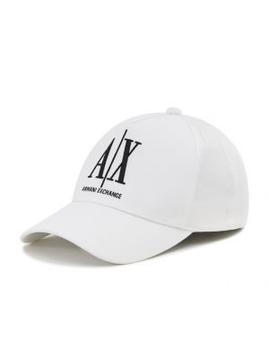 Cappello con visiera Armani Exchange bianco