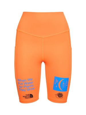 Pantaloni scurți pentru ciclism The North Face portocaliu