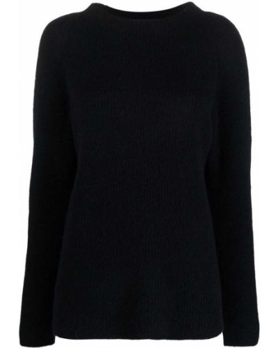 Jersey de tela jersey de cuello redondo Emporio Armani negro